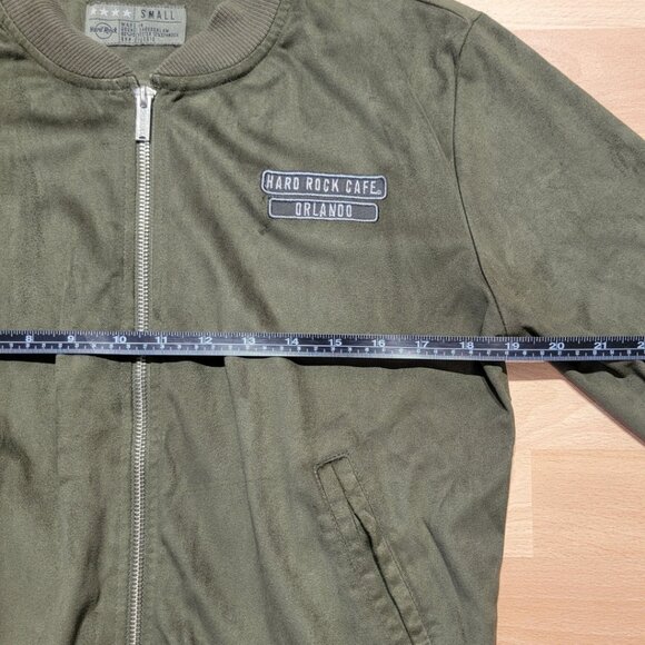 Hard Rock Cafe Velvet Bomber Jacket | Size: Small - Picture 6 of 13
